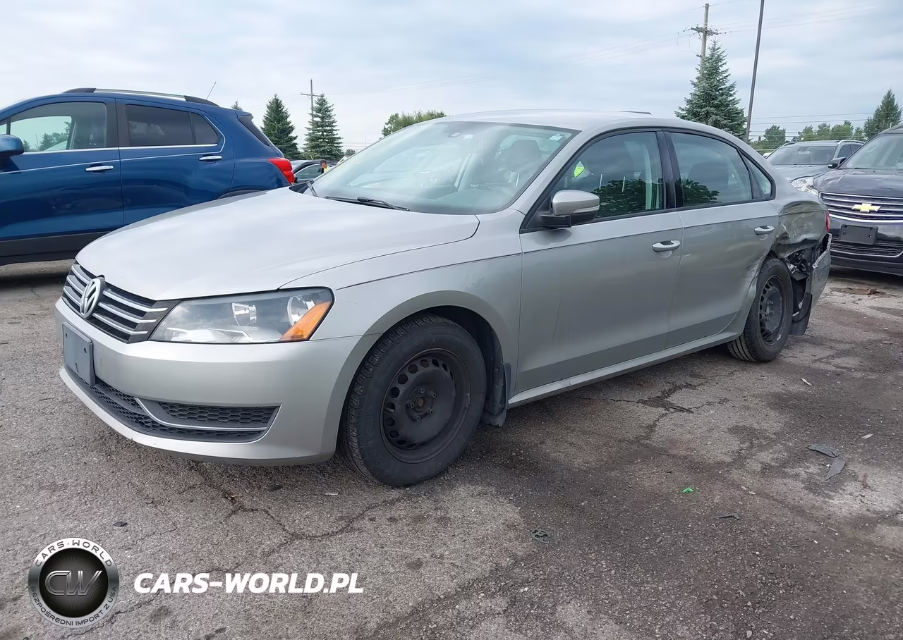 2013 Volkswagen Passat 2.5L S VIN:1VWAP7A3XDC032408 - 2