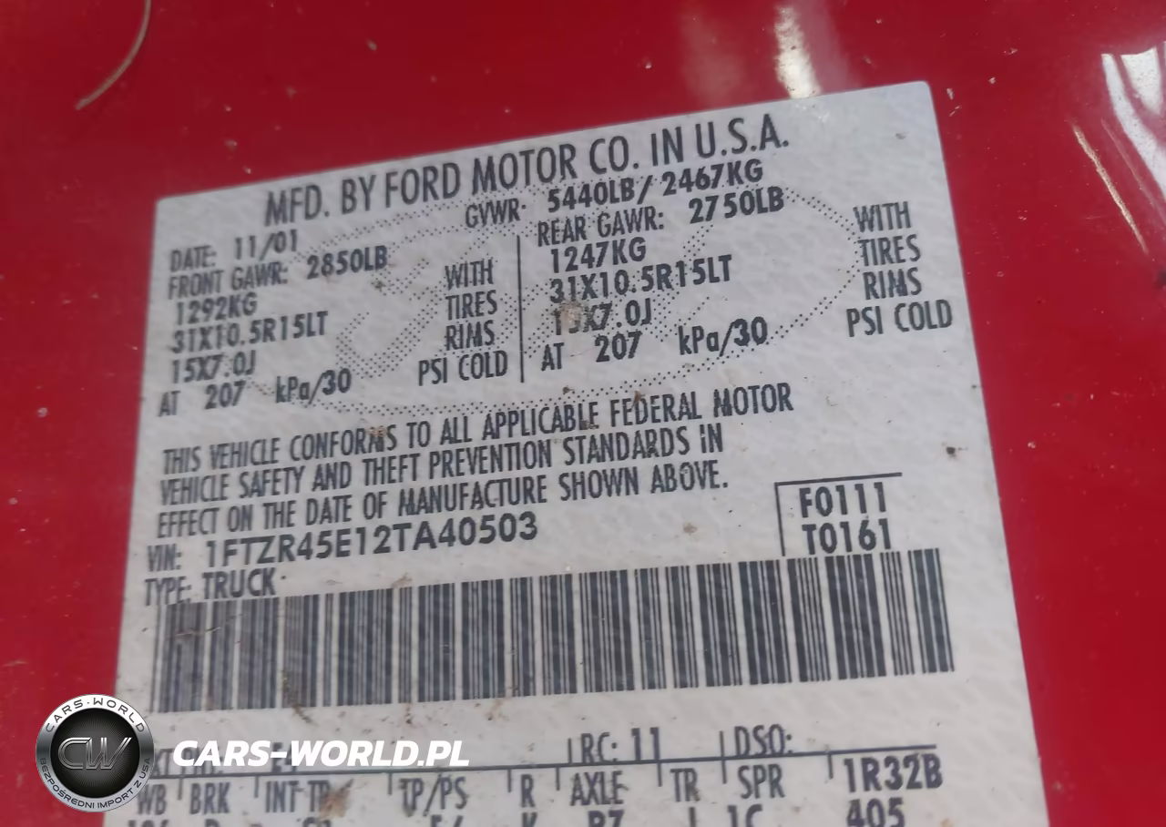 2002 Ford Ranger Edge-Xlt VIN:1FTZR45E12TA40503 - 9