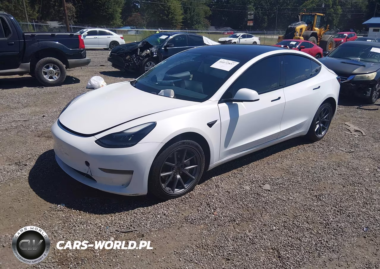 2021 Tesla Model 3 Standard Range Plus Rear-Wheel Drive VIN:5YJ3E1EA2MF047253 - 2