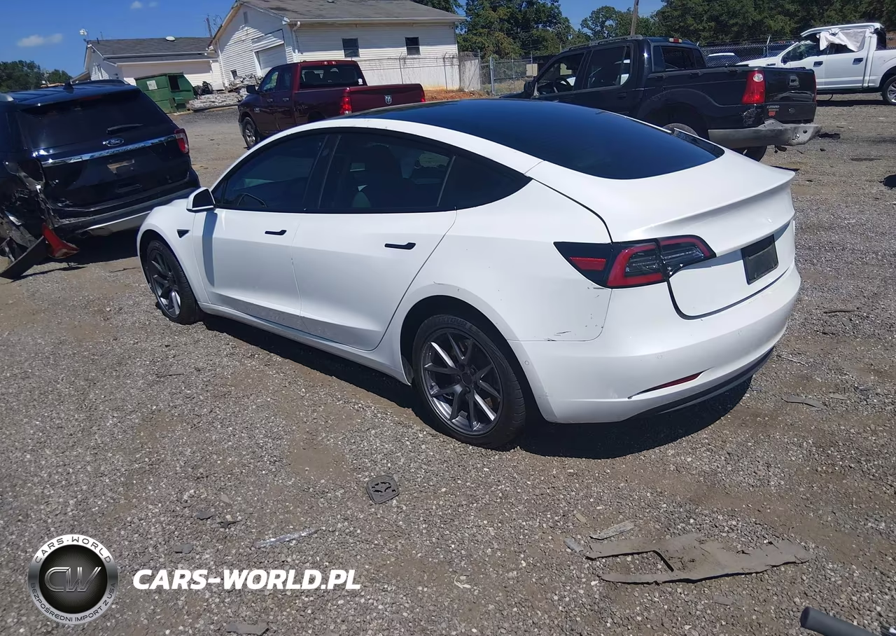 2021 Tesla Model 3 Standard Range Plus Rear-Wheel Drive VIN:5YJ3E1EA2MF047253 - 3