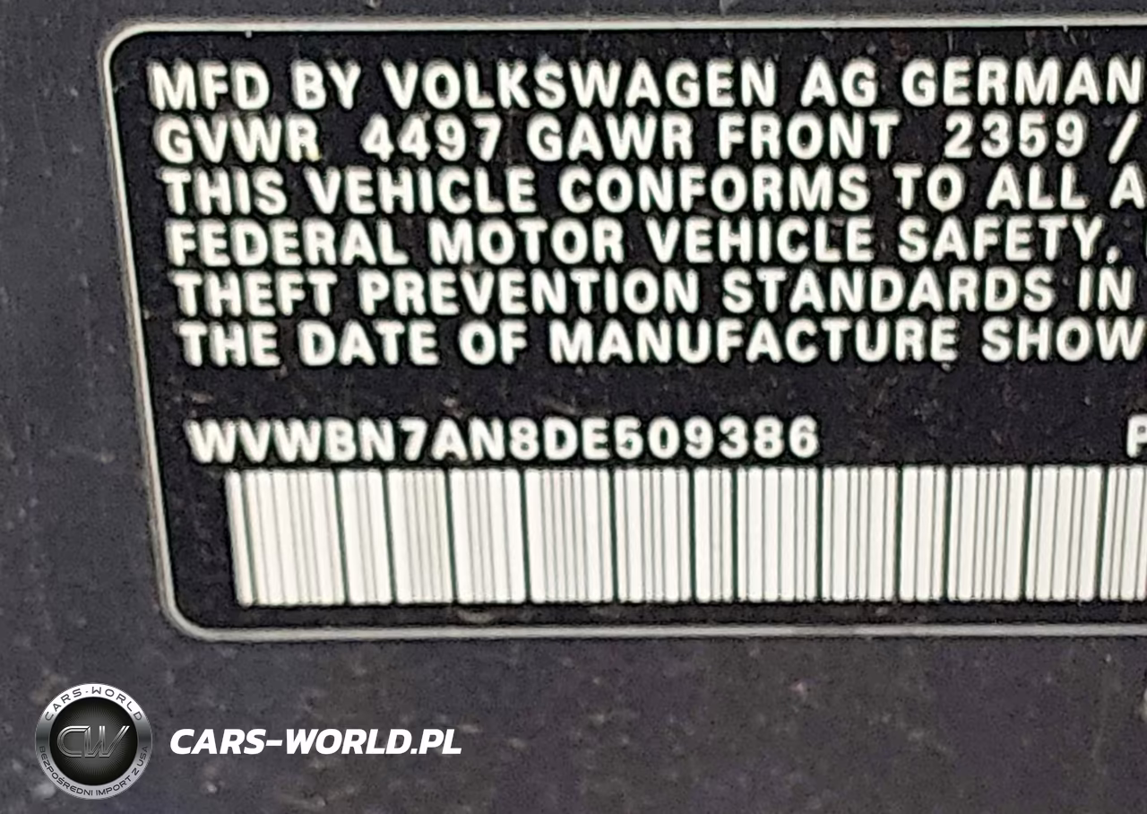 2013 Volkswagen Cc 2.0T R-Line-2.0T Sport-2.0T Sport Plus VIN:WVWBN7AN8DE509386 - 9