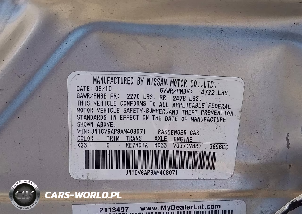 2010 Infiniti G37 Journey VIN:JN1CV6AP9AM408071 - 9