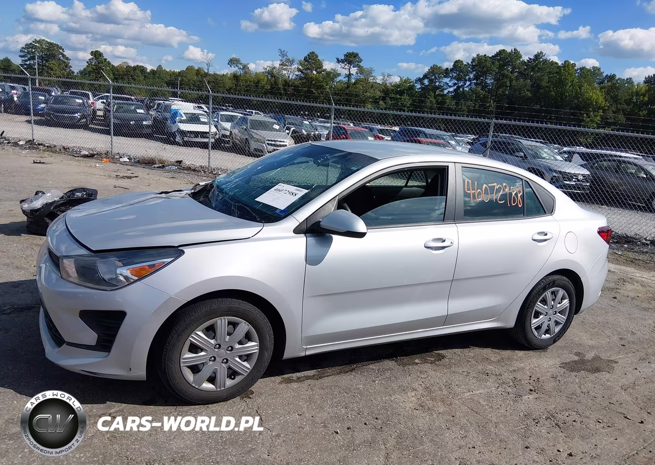 2022 Kia Rio Lx VIN:3KPA24AD8NE447424 - 14