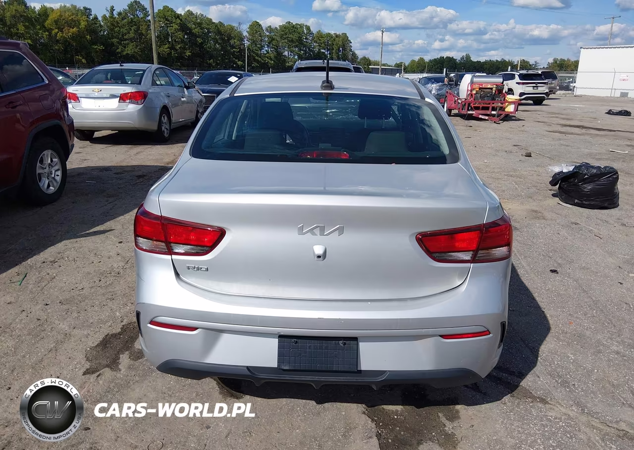 2022 Kia Rio Lx VIN:3KPA24AD8NE447424 - 16
