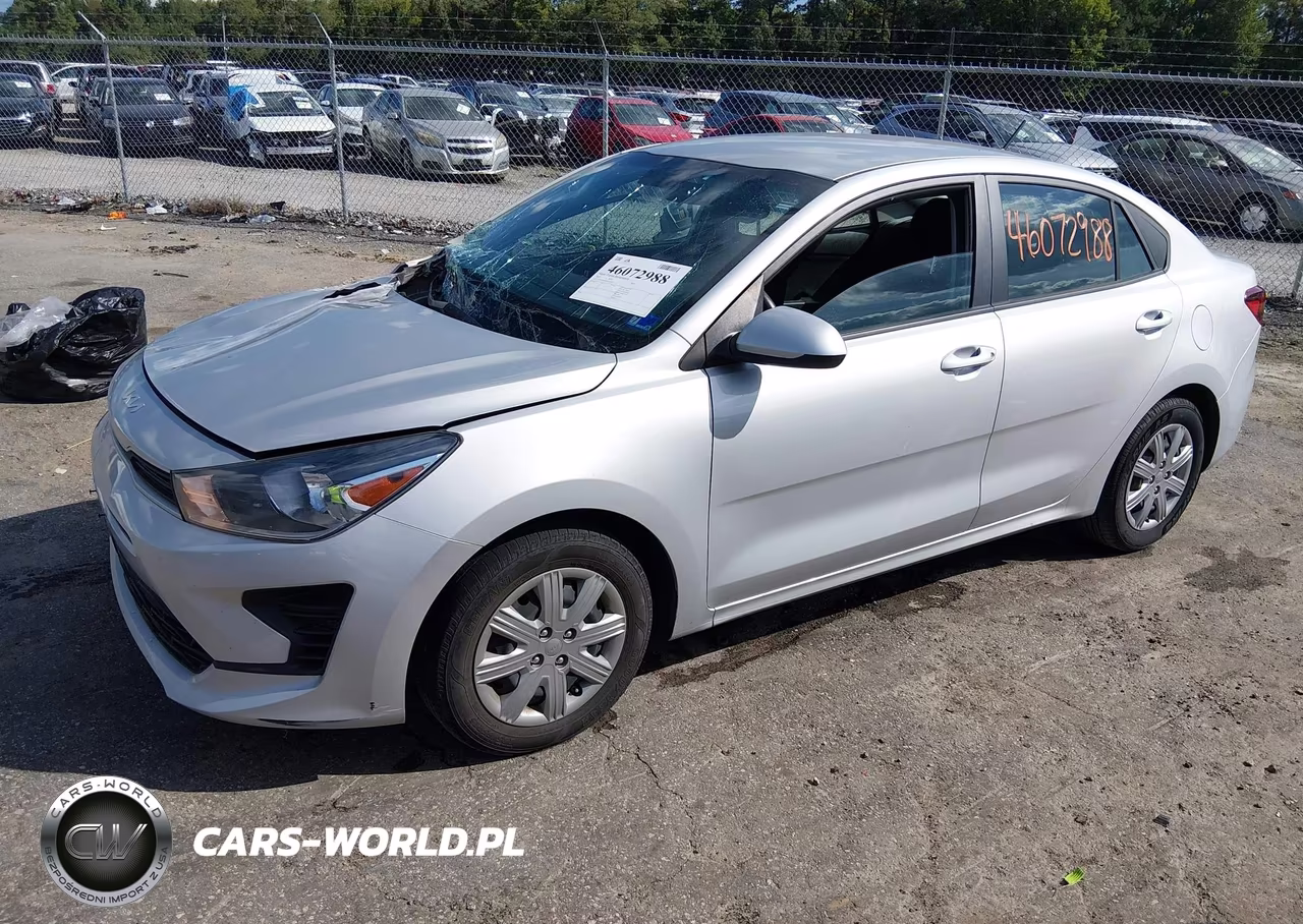 2022 Kia Rio Lx VIN:3KPA24AD8NE447424 - 2