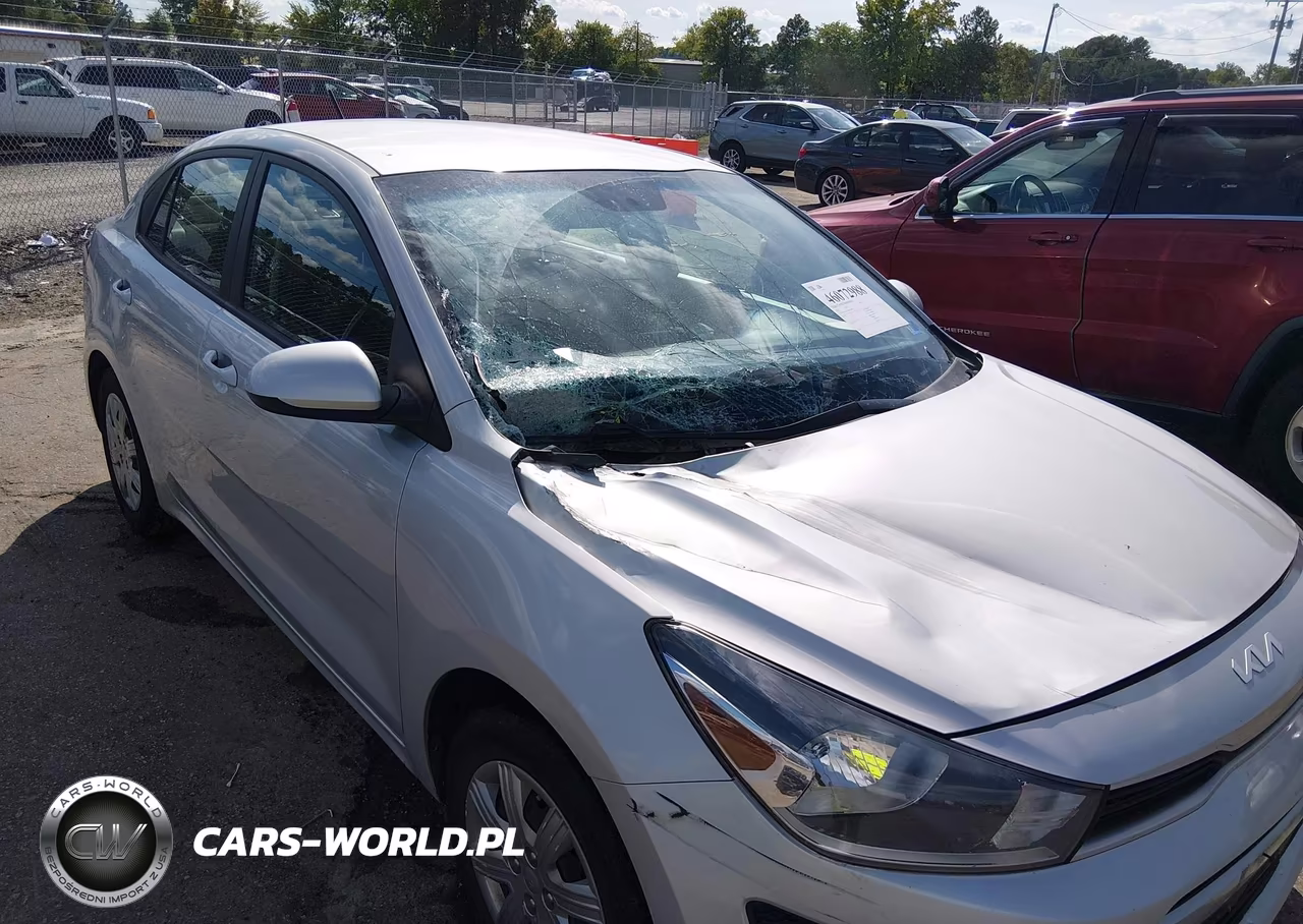 2022 Kia Rio Lx VIN:3KPA24AD8NE447424 - 6