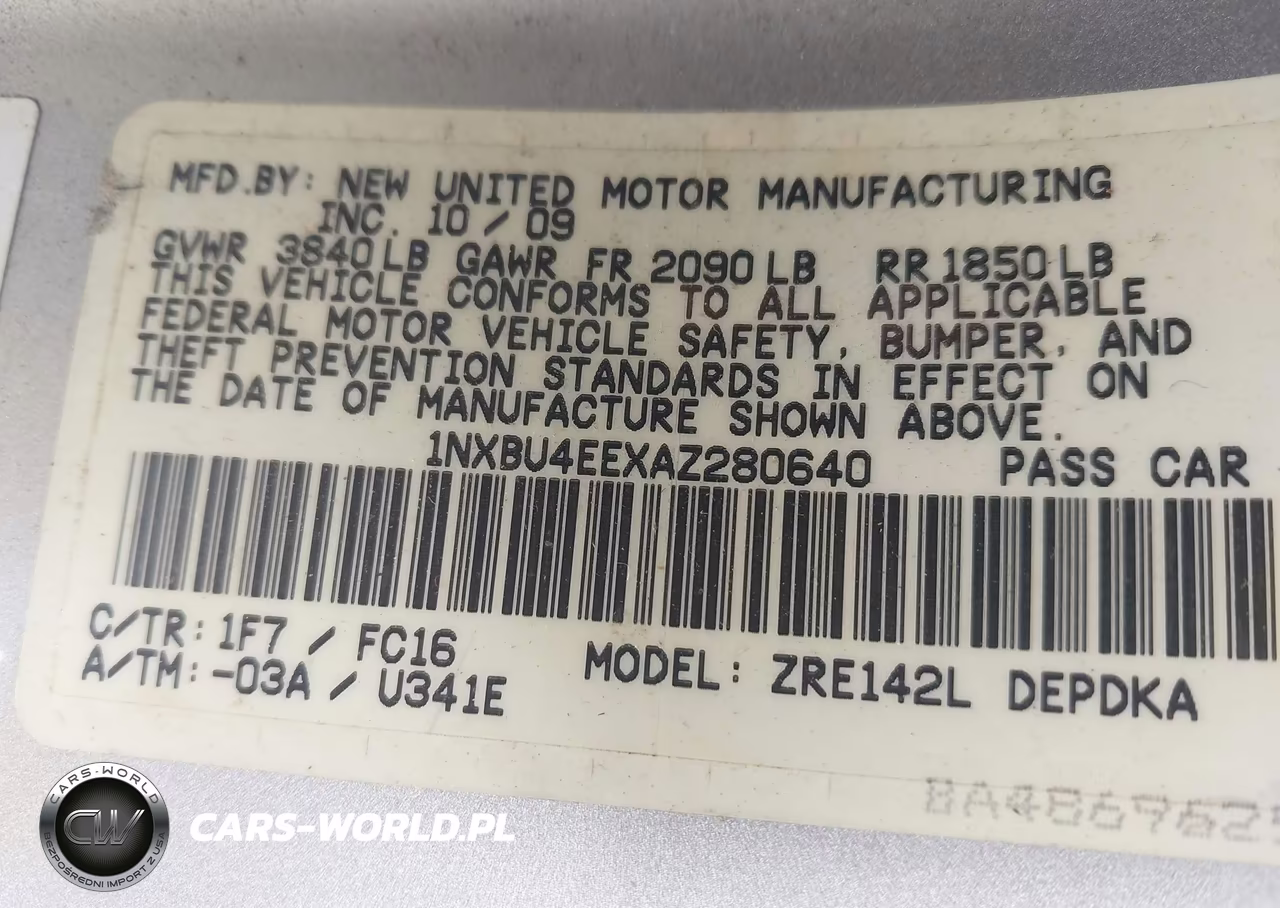 2010 Toyota Corolla Le VIN:1NXBU4EEXAZ280640 - 9