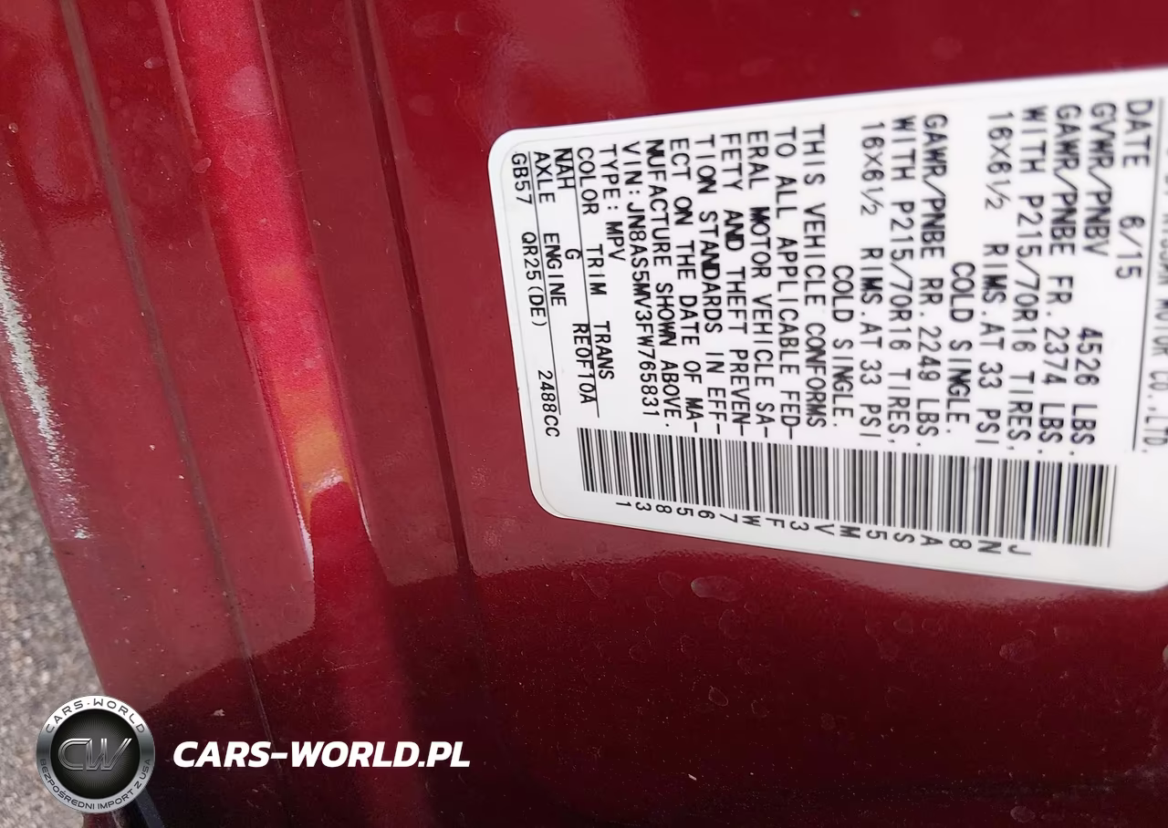 2015 Nissan Rogue Select S VIN:JN8AS5MV3FW765831 - 9