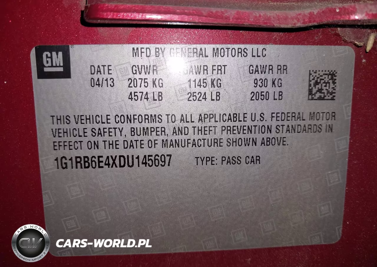 2013 Chevrolet Volt VIN:1G1RB6E4XDU145697 - 9
