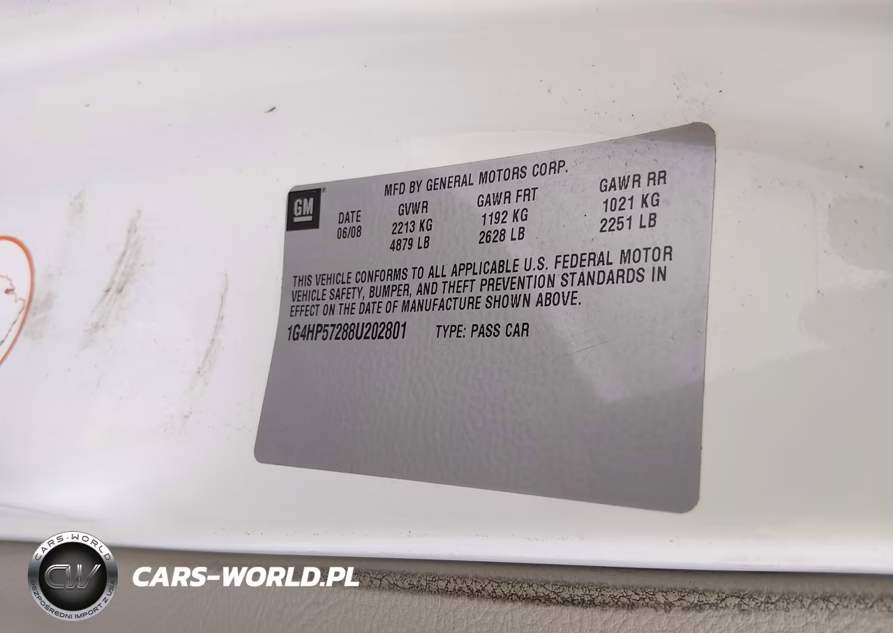 2008 Buick Lucerne Cx VIN:1G4HP57288U202801 - 9