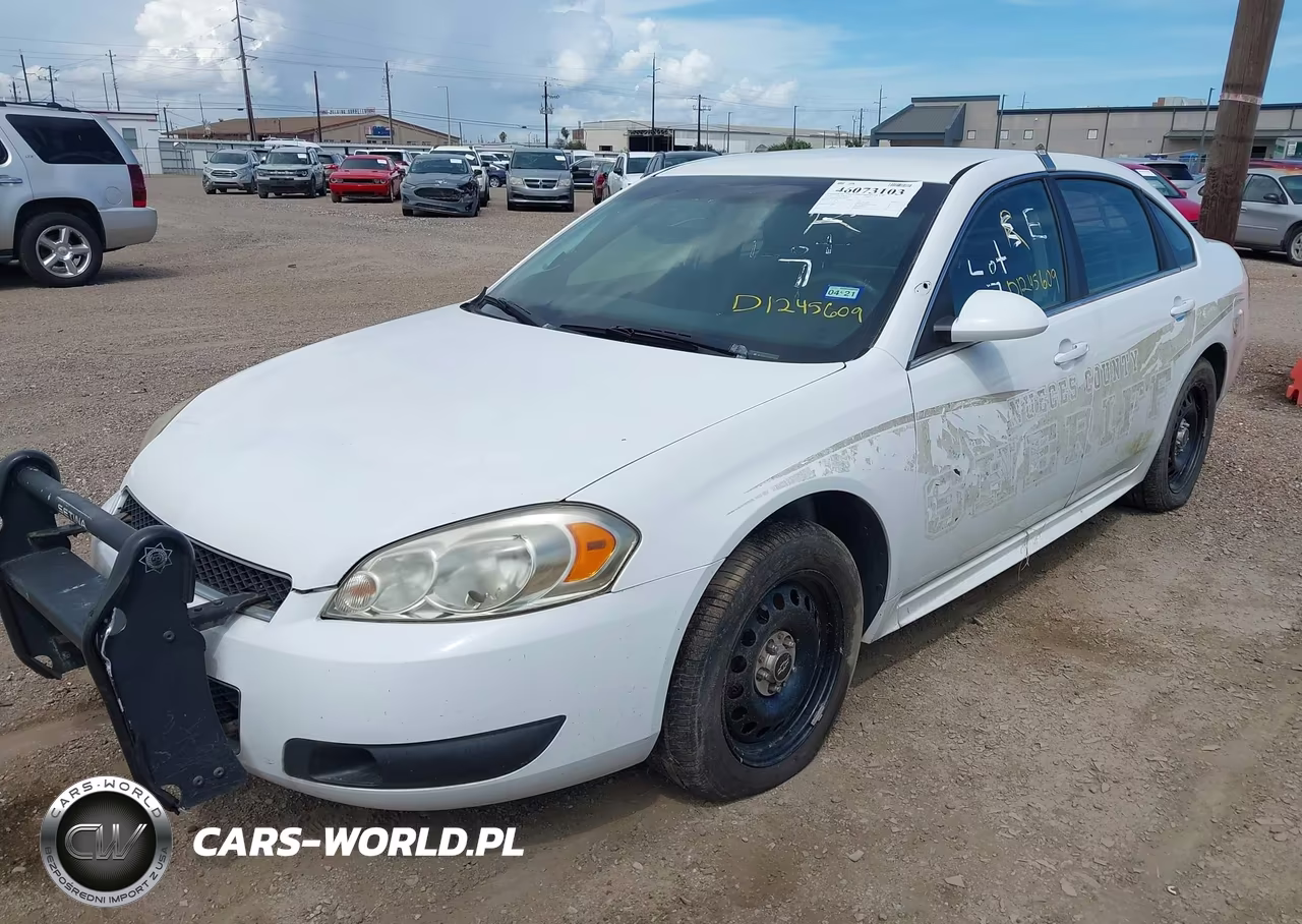 2013 Chevrolet Impala Police VIN:2G1WD5E32D1245609 - 2