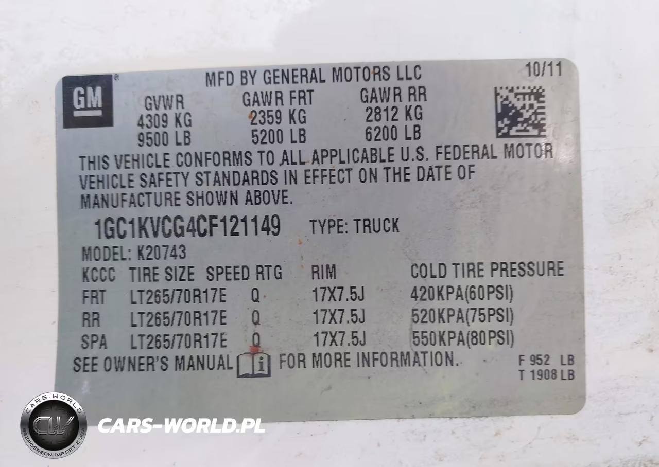 2012 Chevrolet Silverado 2500Hd Work Truck VIN:1GC1KVCG4CF121149 - 9