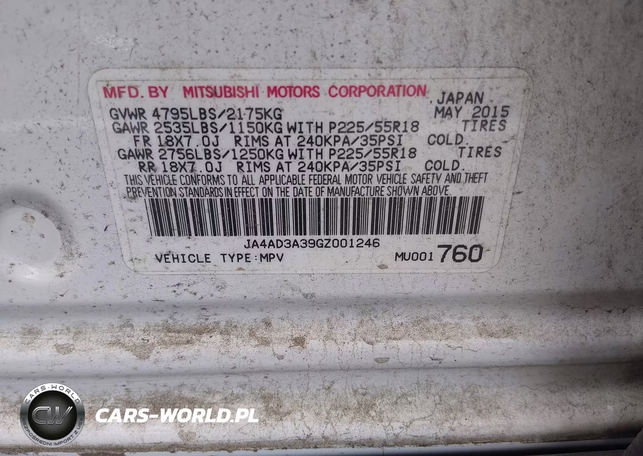 2016 Mitsubishi Outlander Sel VIN:JA4AD3A39GZ001246 - 9