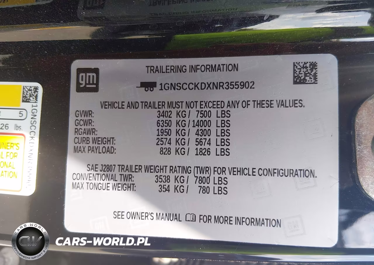 2022 Chevrolet Suburban 2Wd Lt VIN:1GNSCCKDXNR355902 - 9