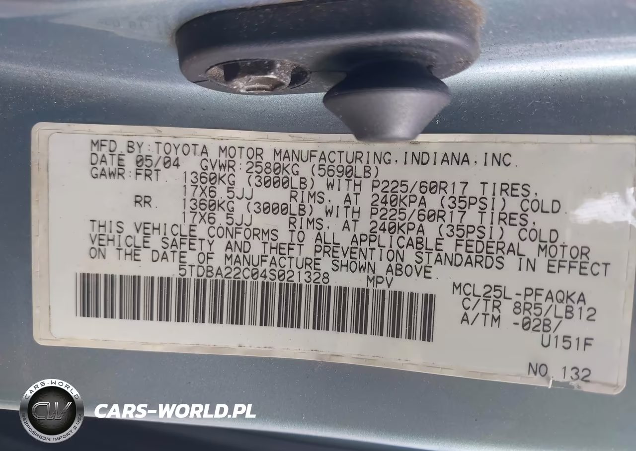 2004 Toyota Sienna Xle-Xle Limited VIN:5TDBA22C04S021328 - 9