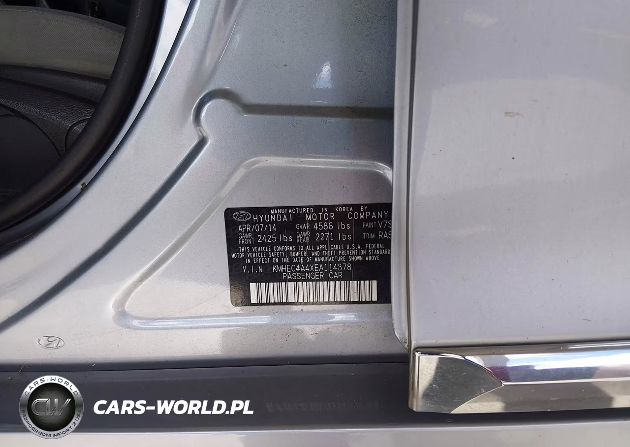 2014 Hyundai Sonata Hybrid VIN:KMHEC4A4XEA114378 - 9