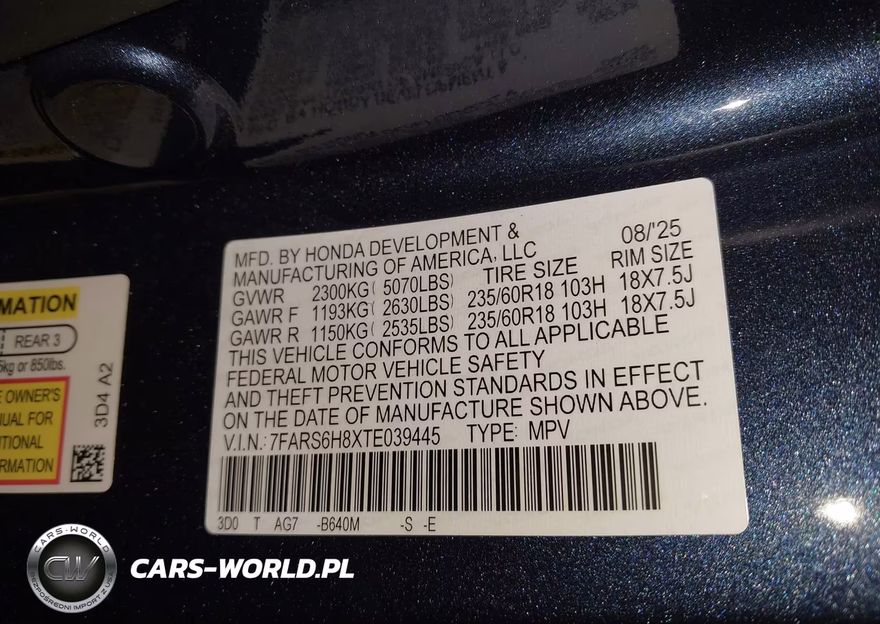 2026 Honda Cr-V Hybrid Awd Sport-L VIN:7FARS6H8XTE039445 - 9