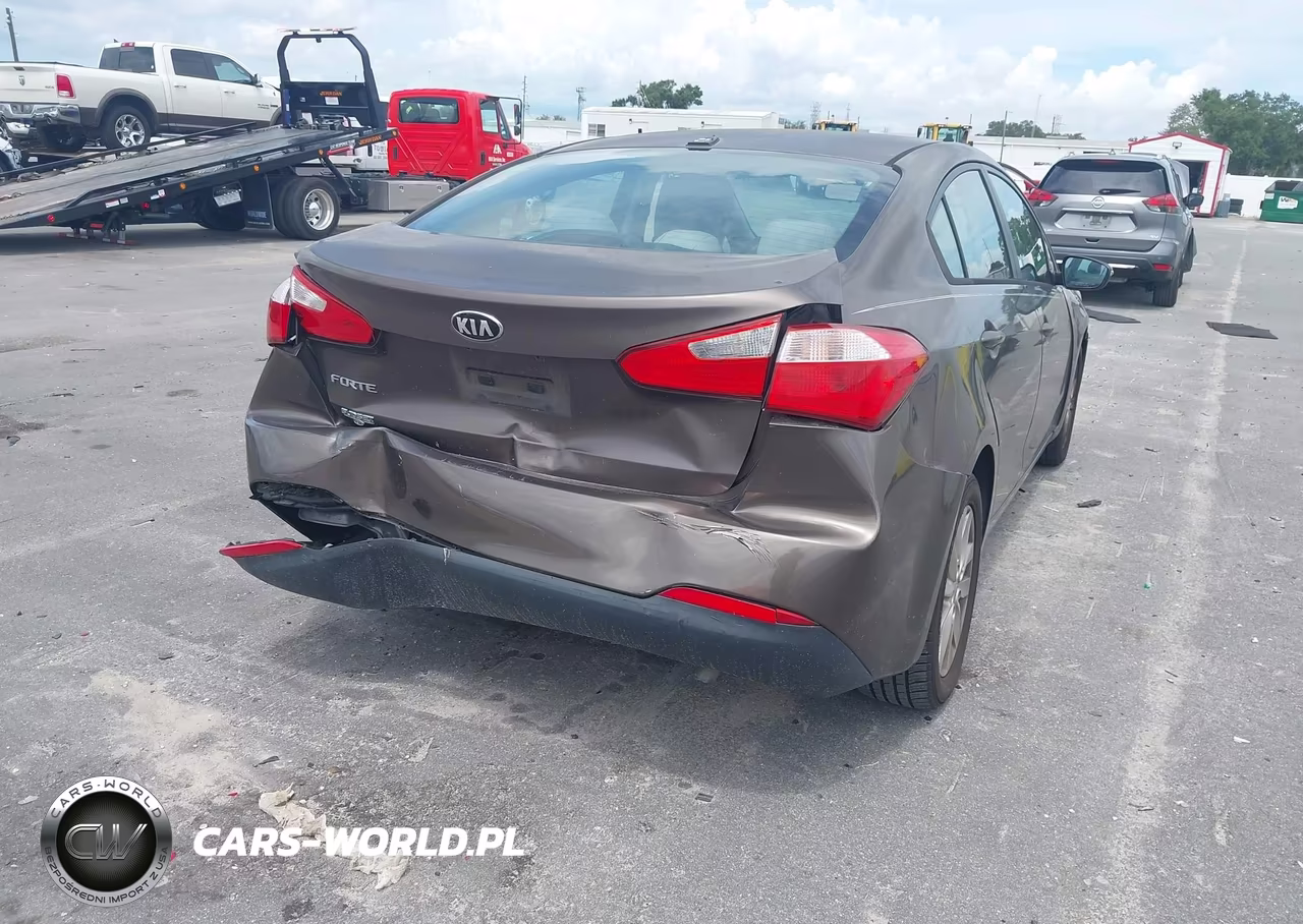 2014 Kia Forte Lx VIN:KNAFX4A68E5218081 - 4