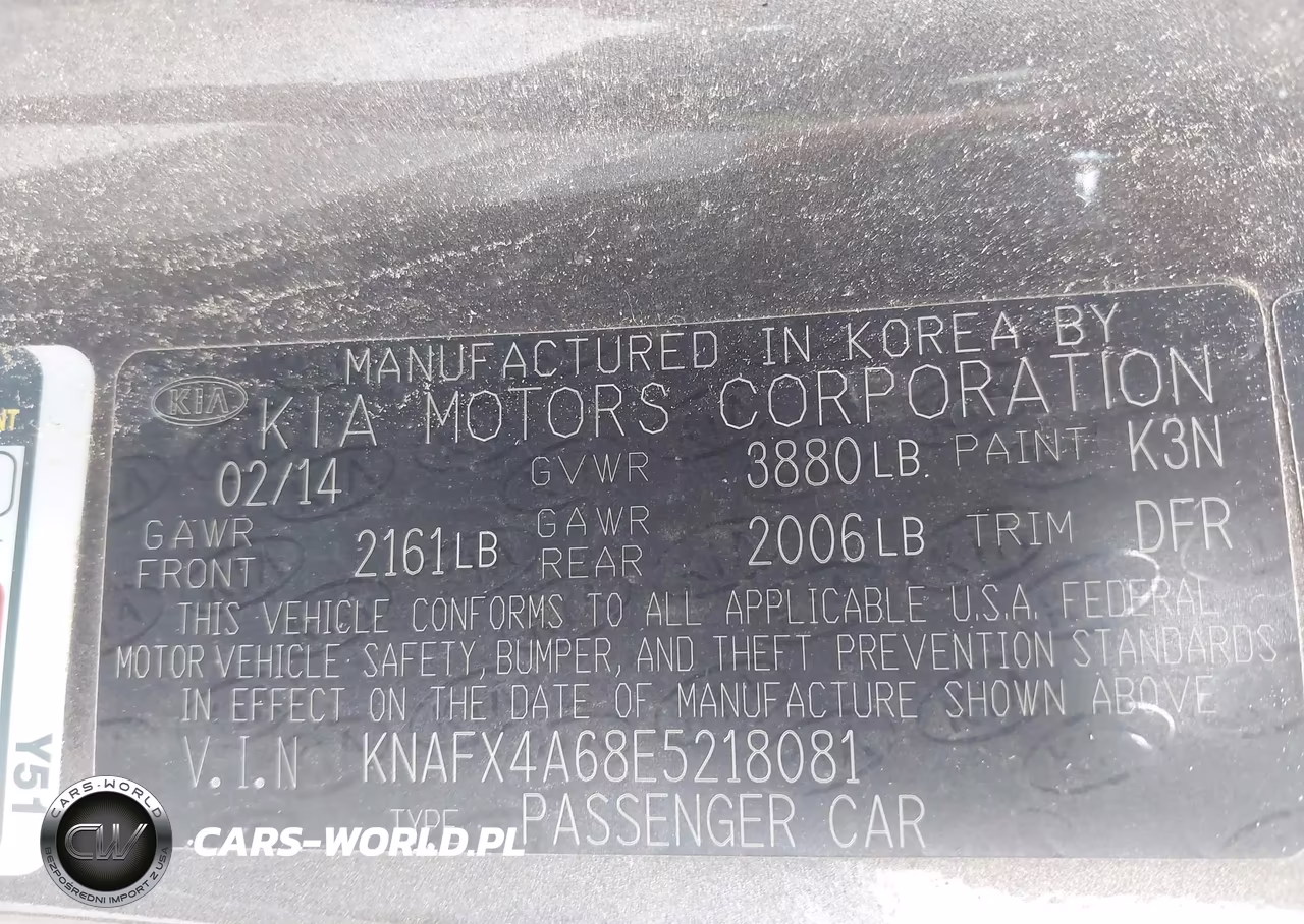 2014 Kia Forte Lx VIN:KNAFX4A68E5218081 - 9
