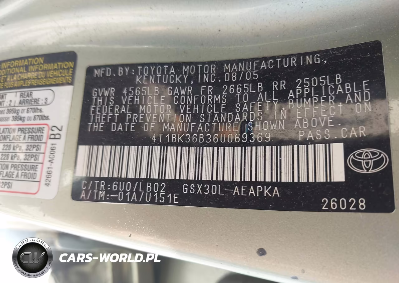 2006 Toyota Avalon Limited VIN:4T1BK36B36U069369 - 9