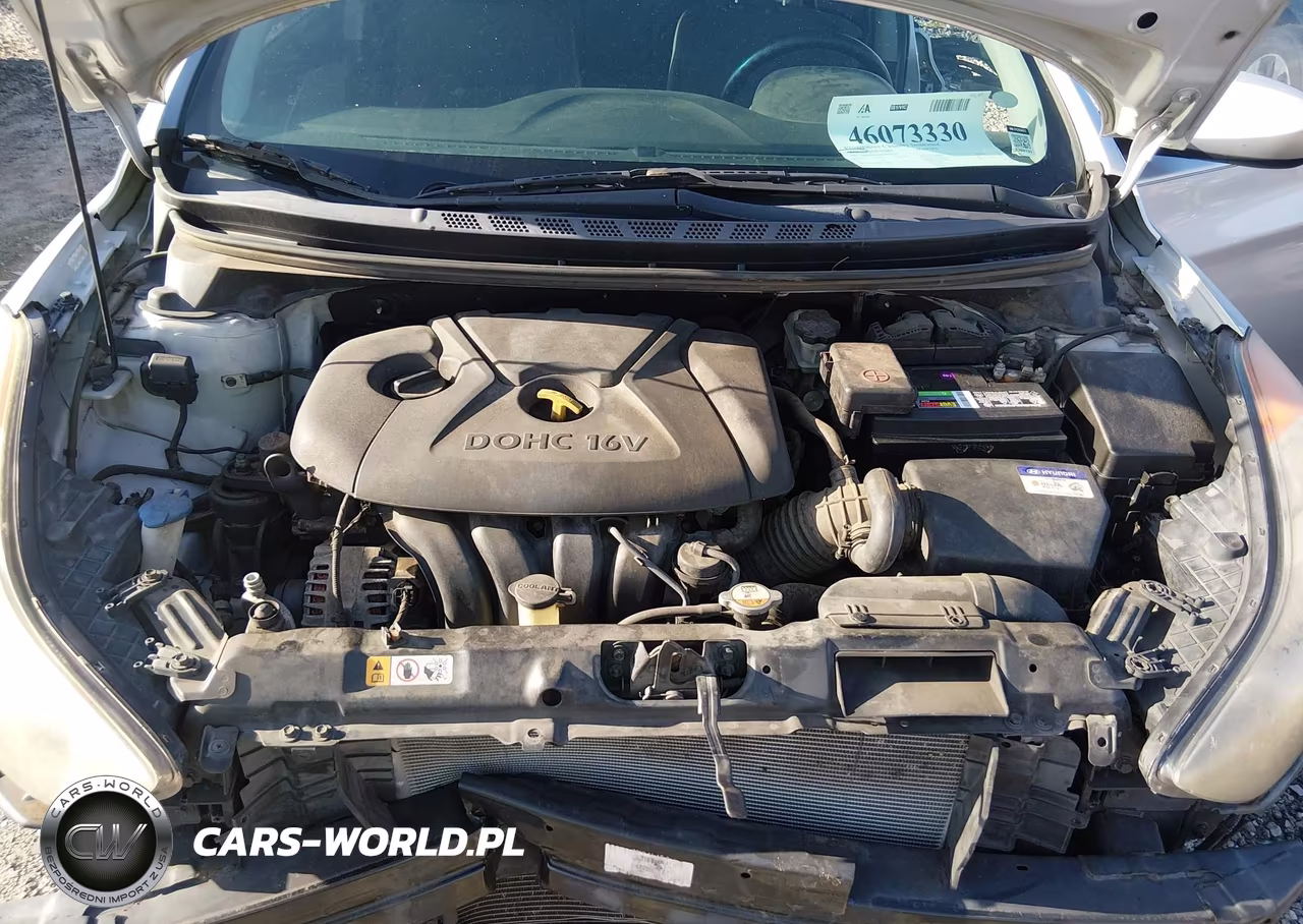 2013 Hyundai Elantra Gls VIN:KMHDH4AE4DU708225 - 10