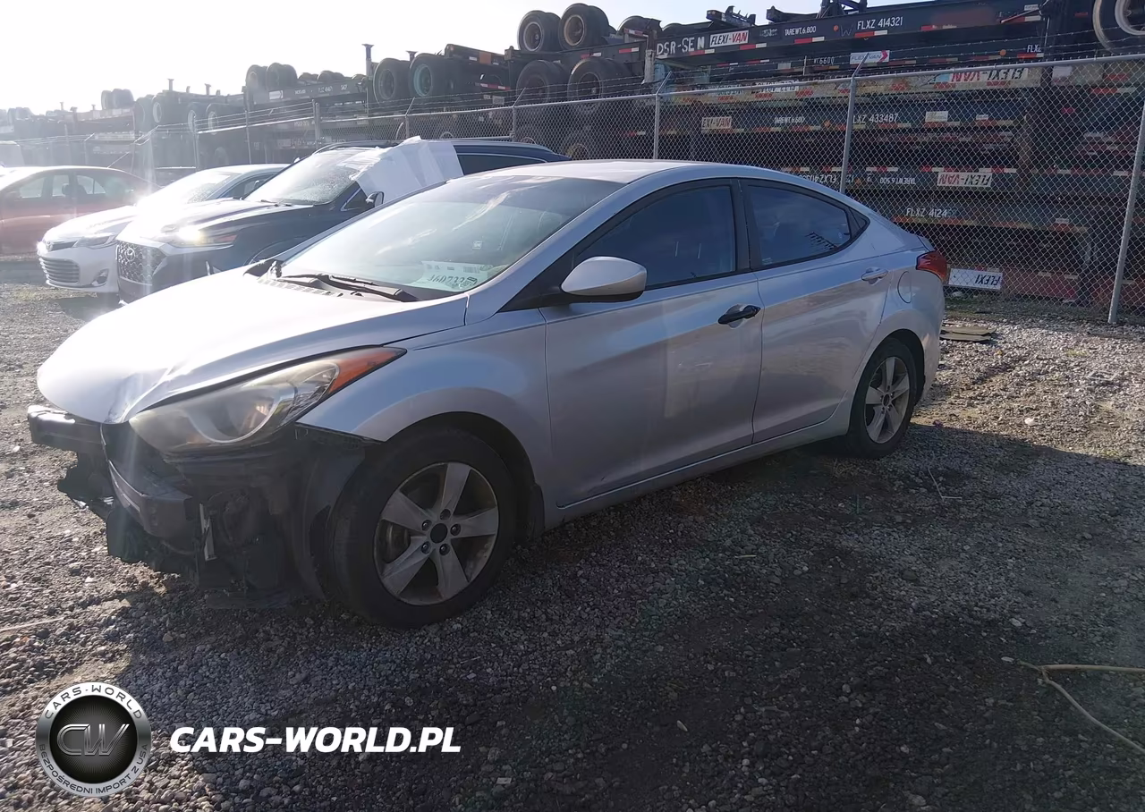 2013 Hyundai Elantra Gls VIN:KMHDH4AE4DU708225 - 2
