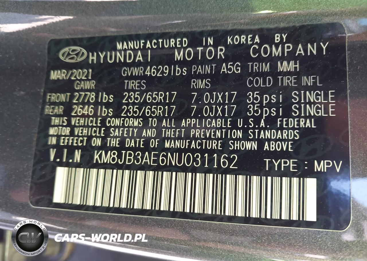2022 Hyundai Tucson Sel VIN:KM8JB3AE6NU031162 - 9