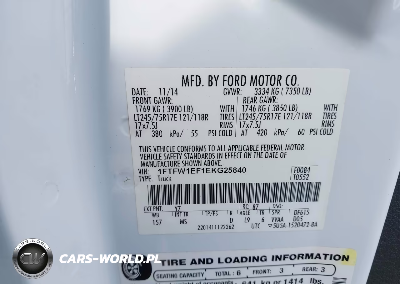 2014 Ford F-150 Xlt VIN:1FTFW1EF1EKG25840 - 9