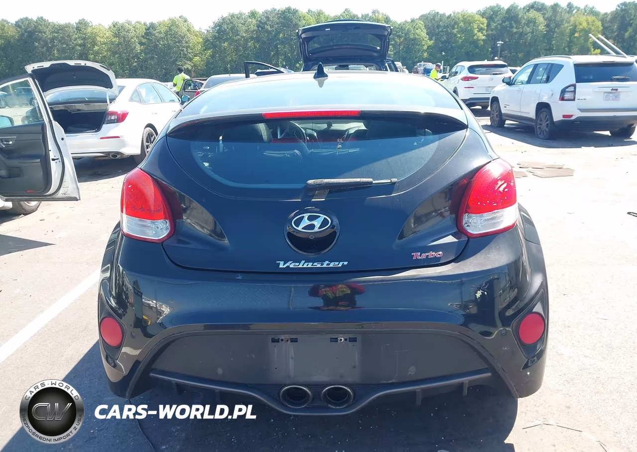 2014 Hyundai Veloster Turbo W-Blue VIN:KMHTC6AE5EU207271 - 16