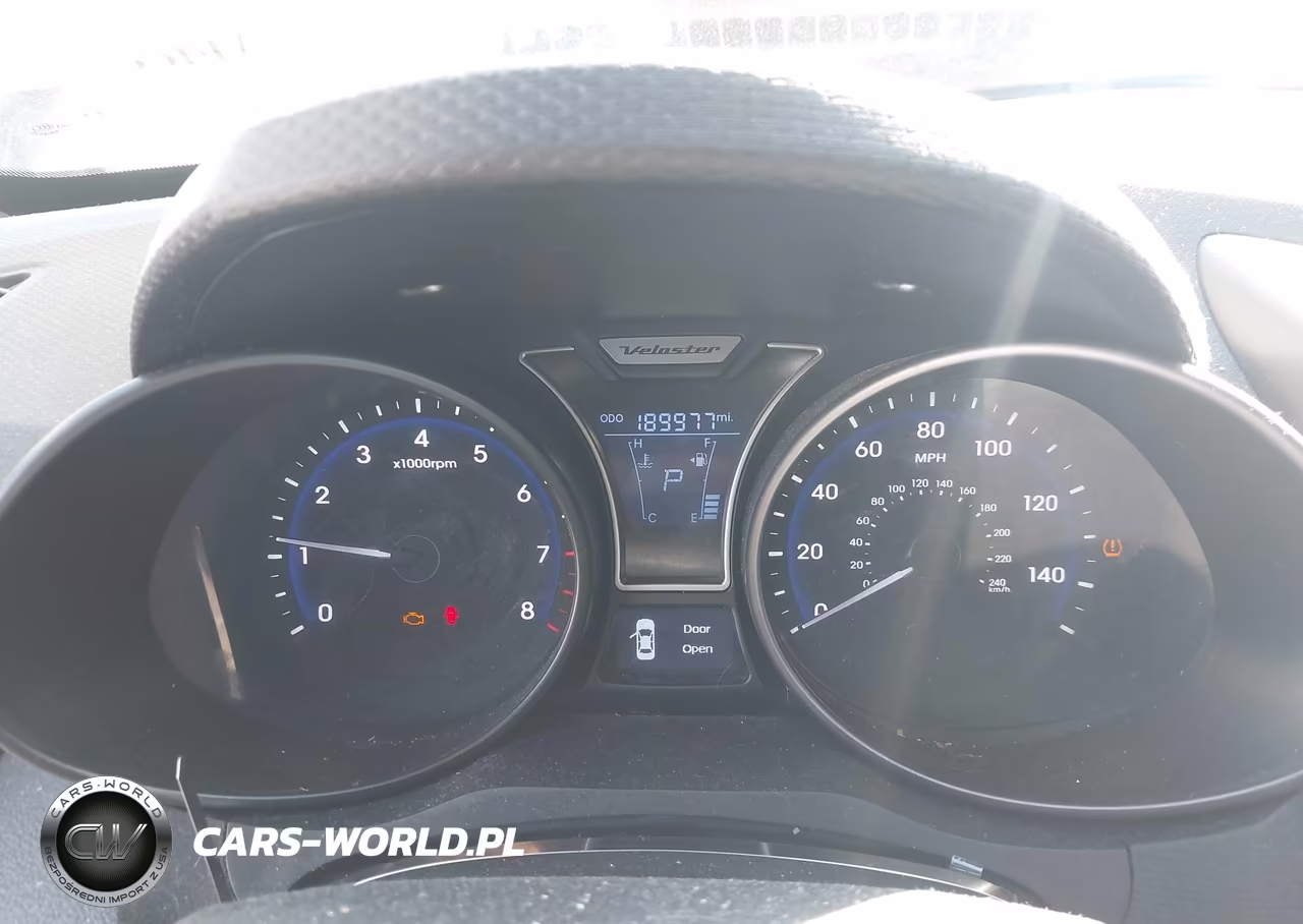 2014 Hyundai Veloster Turbo W-Blue VIN:KMHTC6AE5EU207271 - 7