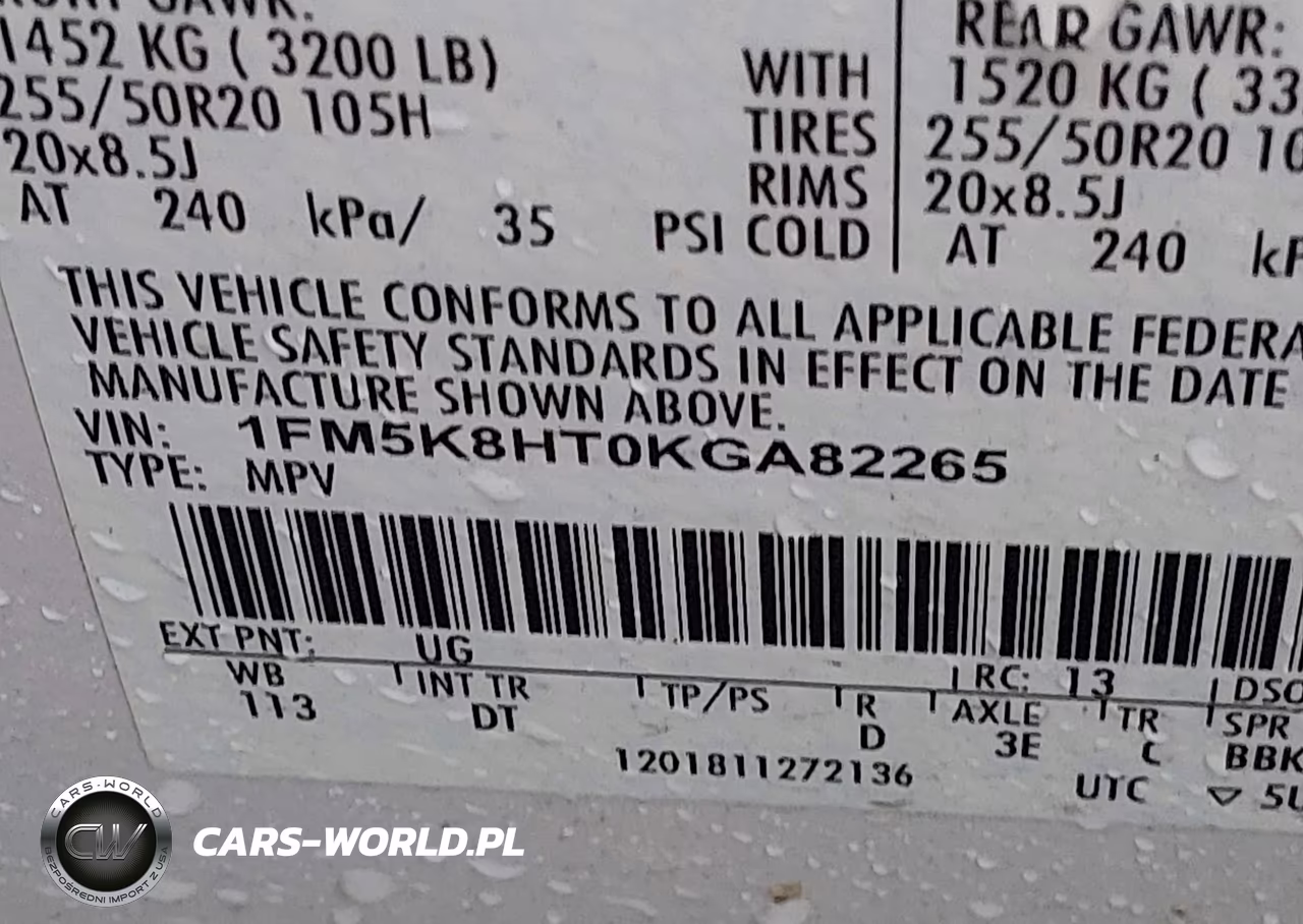 2019 Ford Explorer Platinum VIN:1FM5K8HT0KGA82265 - 9