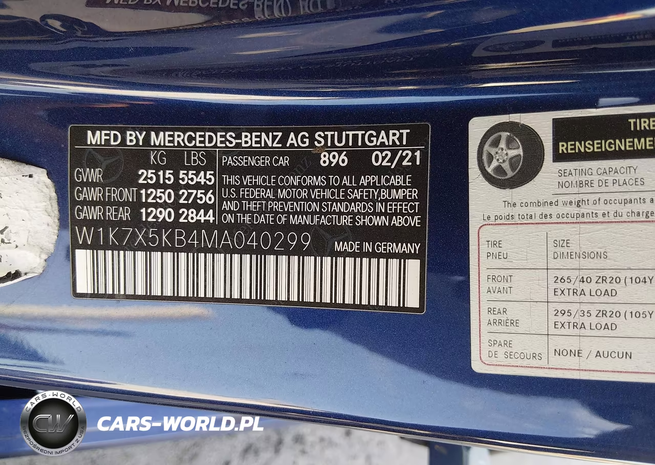 2021 Mercedes-Benz Amg Gt 43 4-Door Coupe VIN:W1K7X5KB4MA040299 - 9