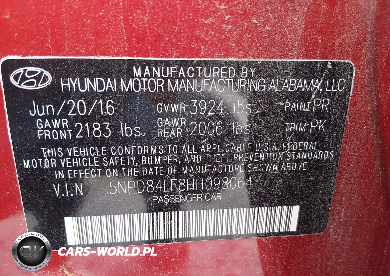 2017 Hyundai Elantra Se VIN:5NPD84LF8HH098064 - 9