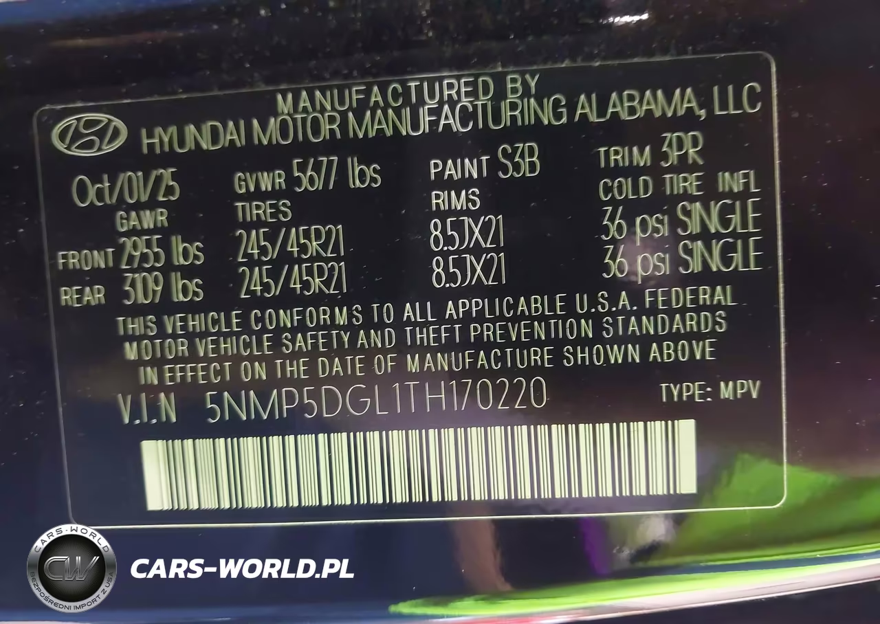 2026 Hyundai Santa Fe Calligraphy VIN:5NMP5DGL1TH170220 - 9