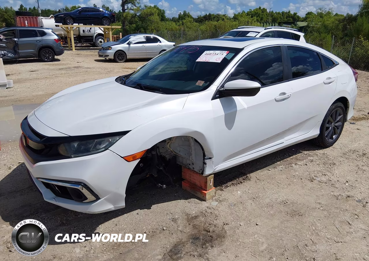 2020 Honda Civic Ex VIN:19XFC1F32LE001185 - 2