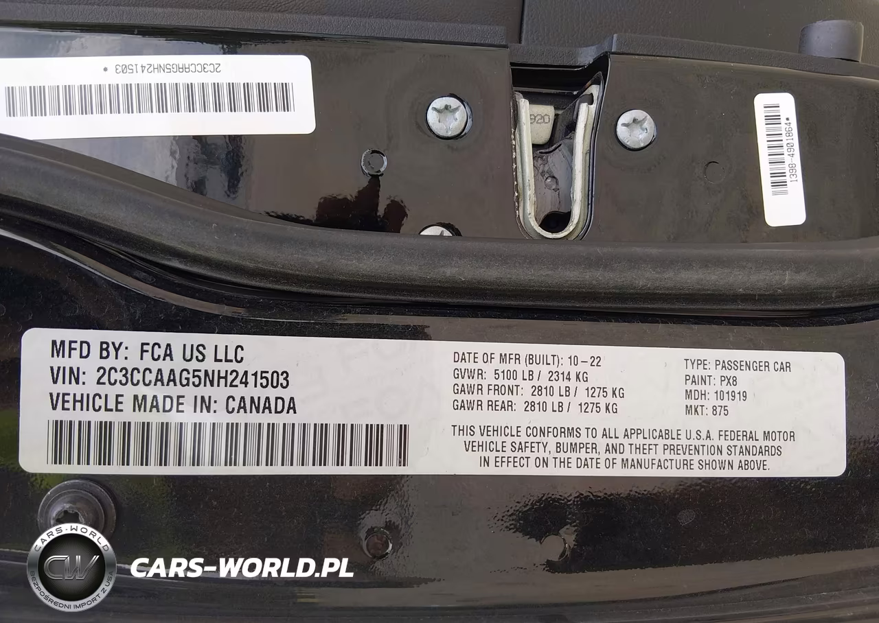 2022 Chrysler 300 Touring VIN:2C3CCAAG5NH241503 - 9