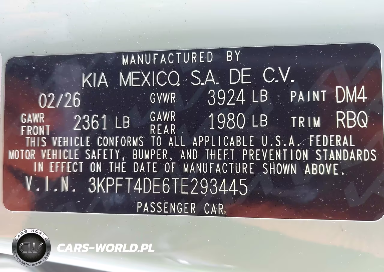 2026 Kia K4 Lxs VIN:3KPFT4DE6TE293445 - 9