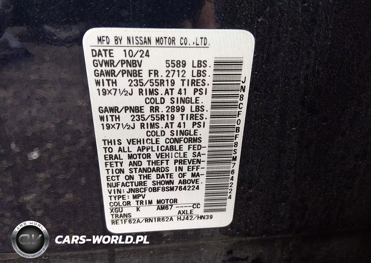 2025 Nissan Ariya Engage VIN:JN8CF0BF8SM764224 - 9