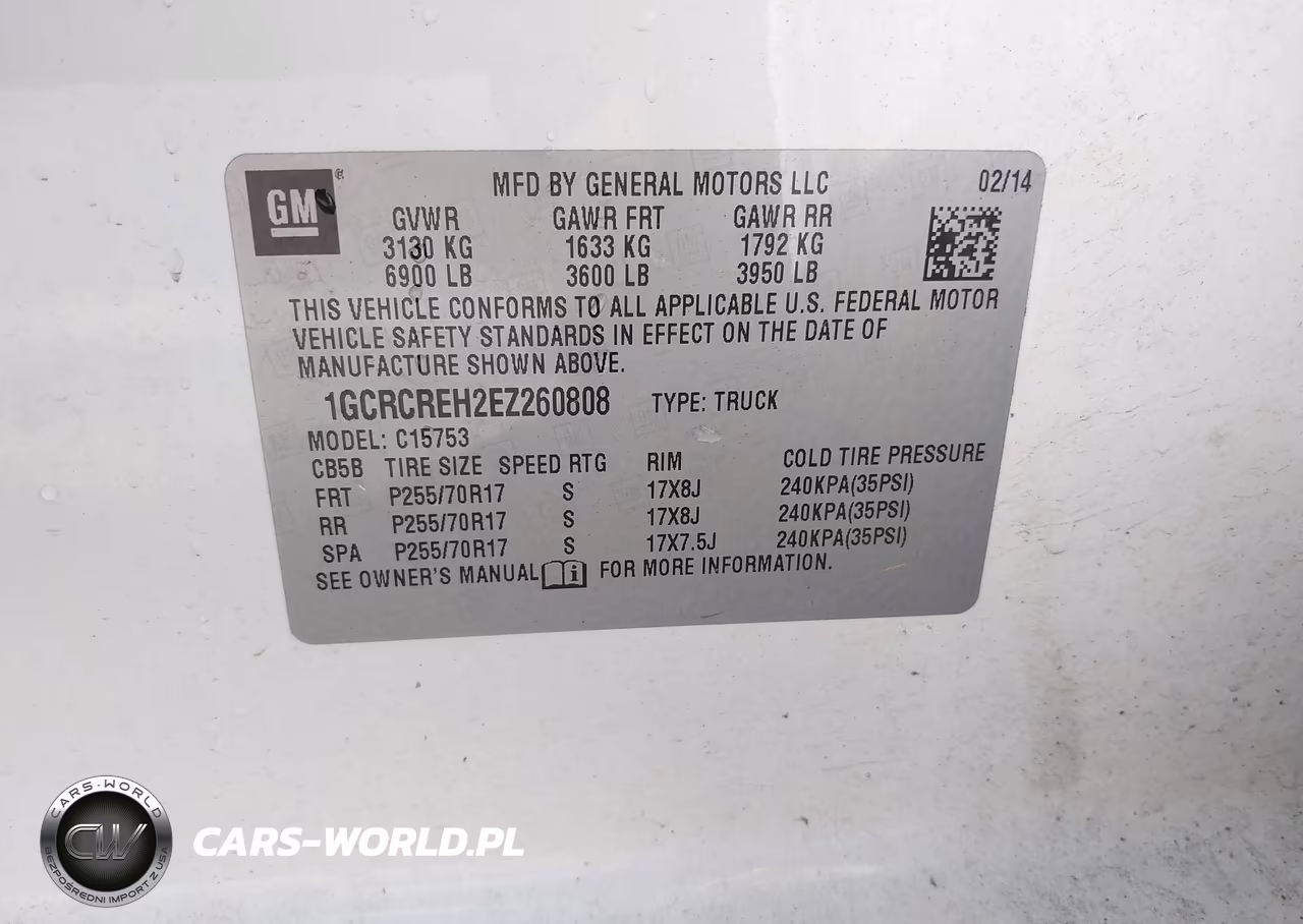 2014 Chevrolet Silverado 1500 1Lt VIN:1GCRCREH2EZ260808 - 9