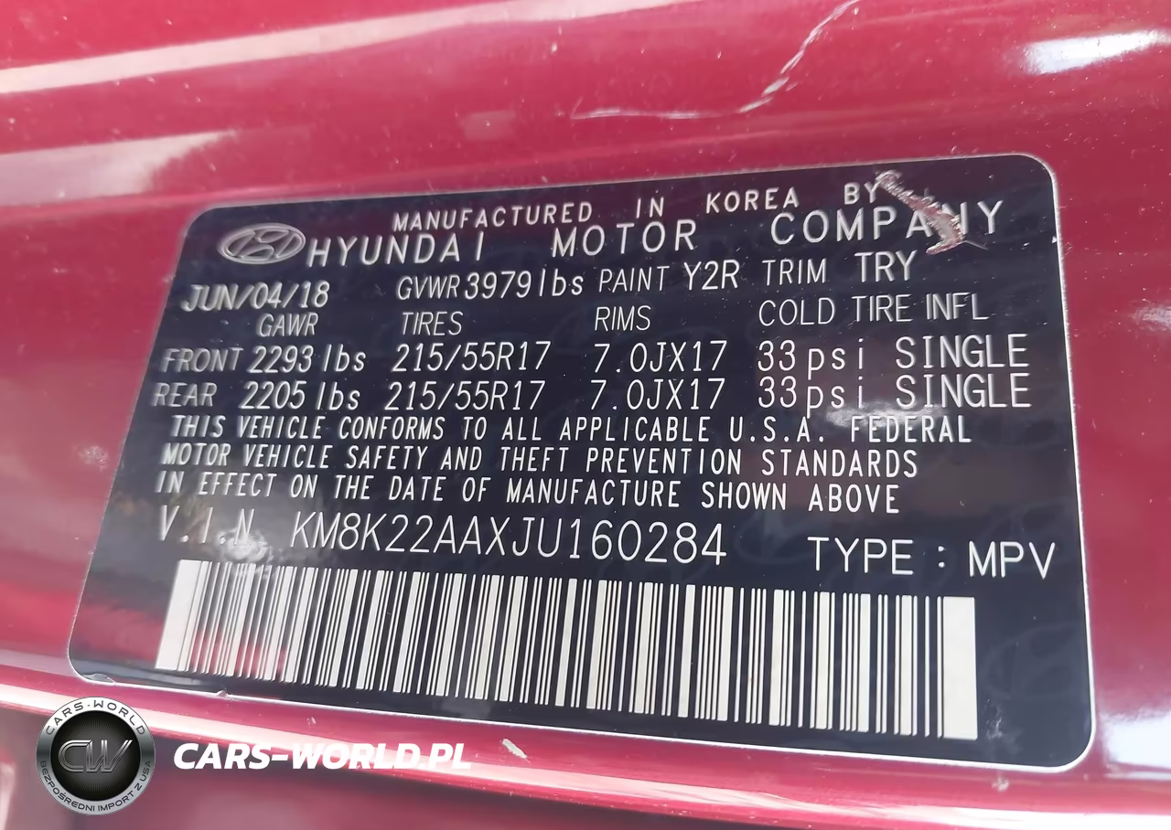 2018 Hyundai Kona Sel VIN:KM8K22AAXJU160284 - 9