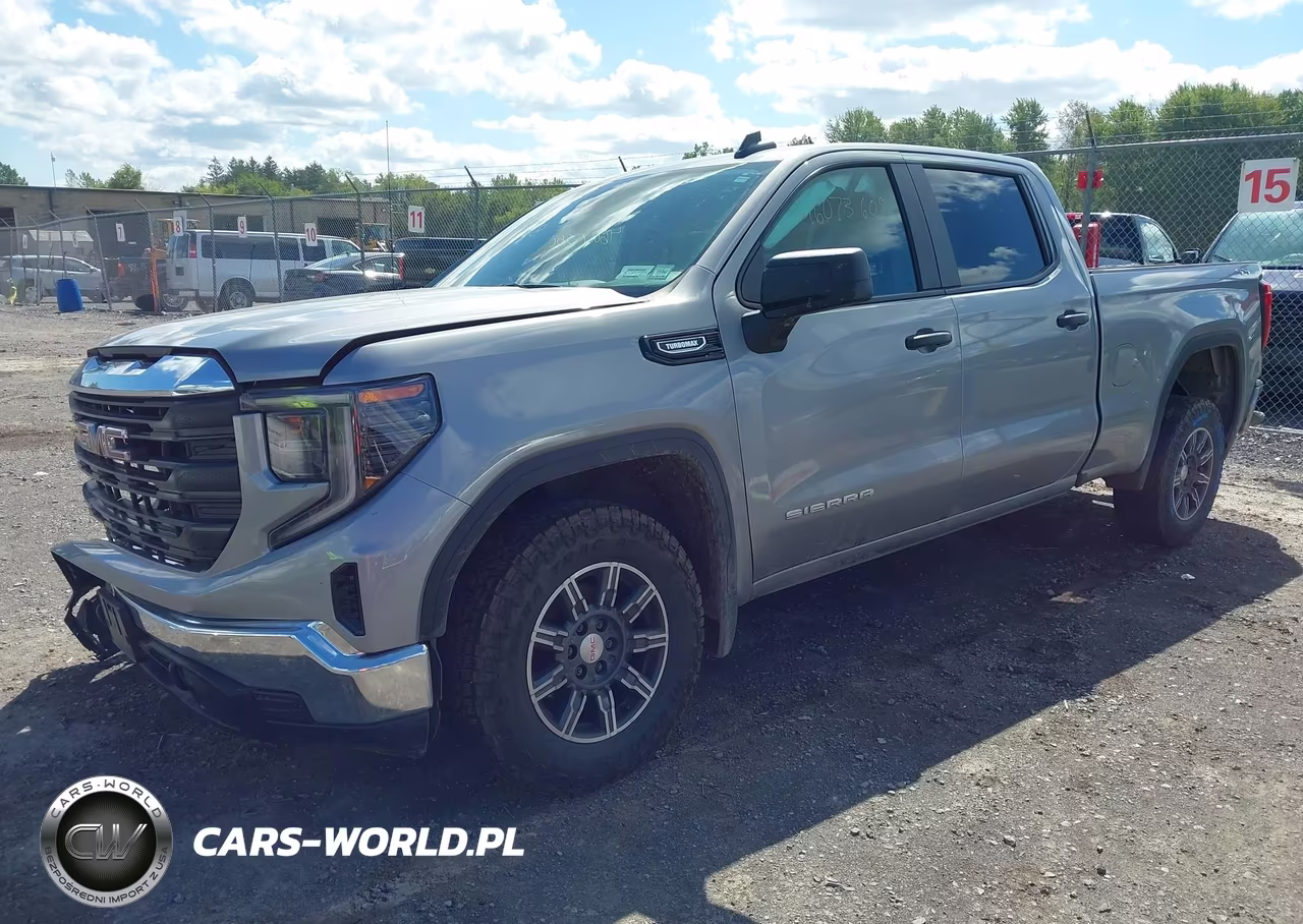 2024 GMC Sierra 1500 4Wd Standard Box Pro VIN:1GTPUAEK7RZ394687 - 2