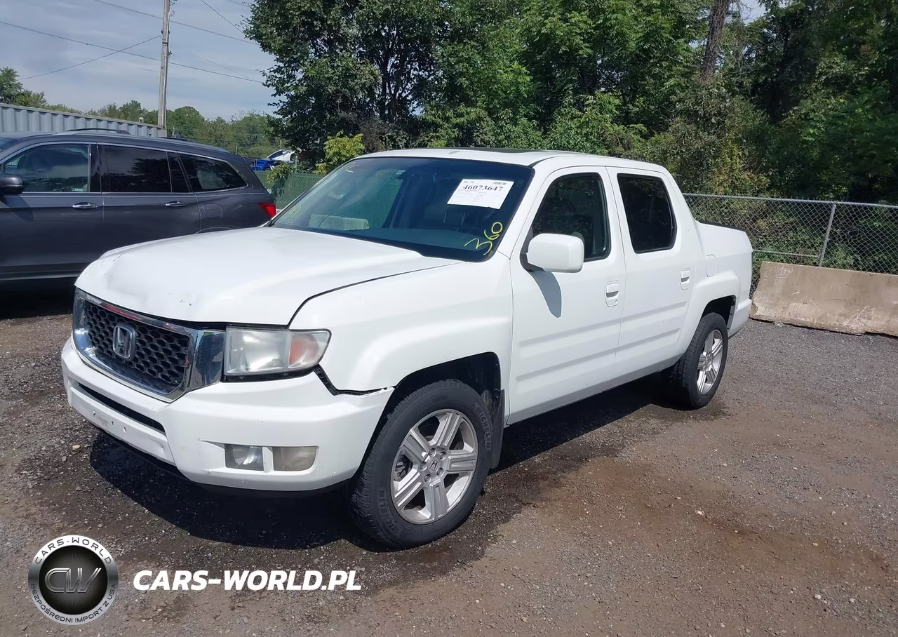 2012 Honda Ridgeline Rtl VIN:5FPYK1F54CB455503 - 2