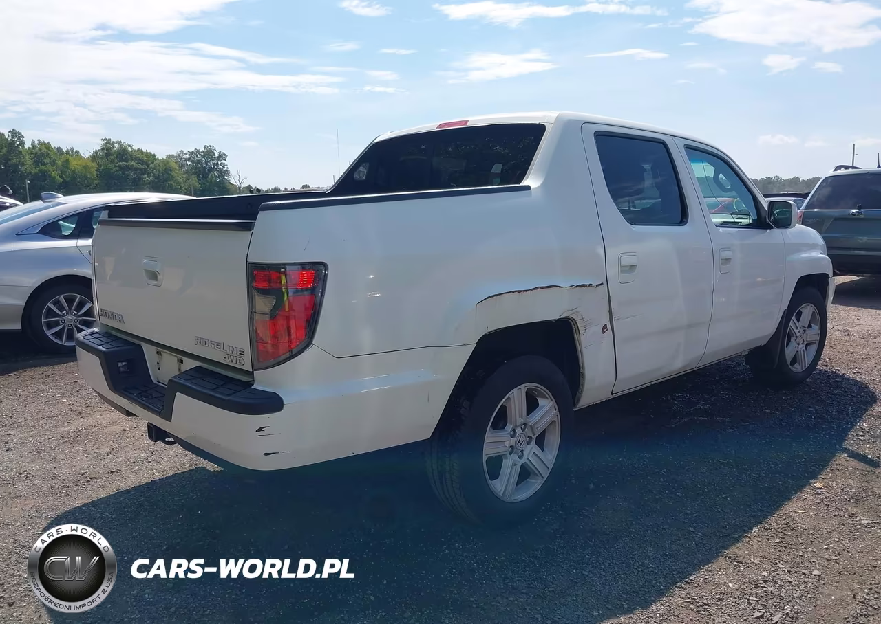 2012 Honda Ridgeline Rtl VIN:5FPYK1F54CB455503 - 4