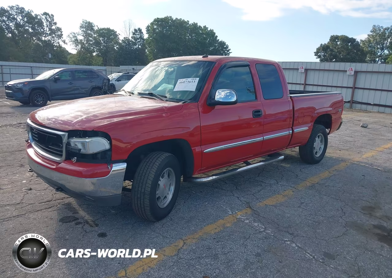 2002 GMC Sierra 1500 Sle VIN:2GTEK19T521428558 - 2