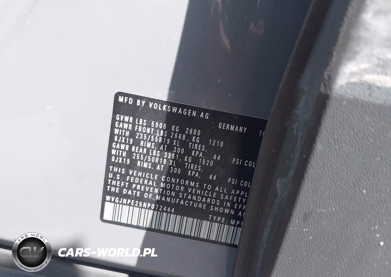 2022 Volkswagen Id.4 Awd Pro VIN:WVGJNPE25NP072444 - 9