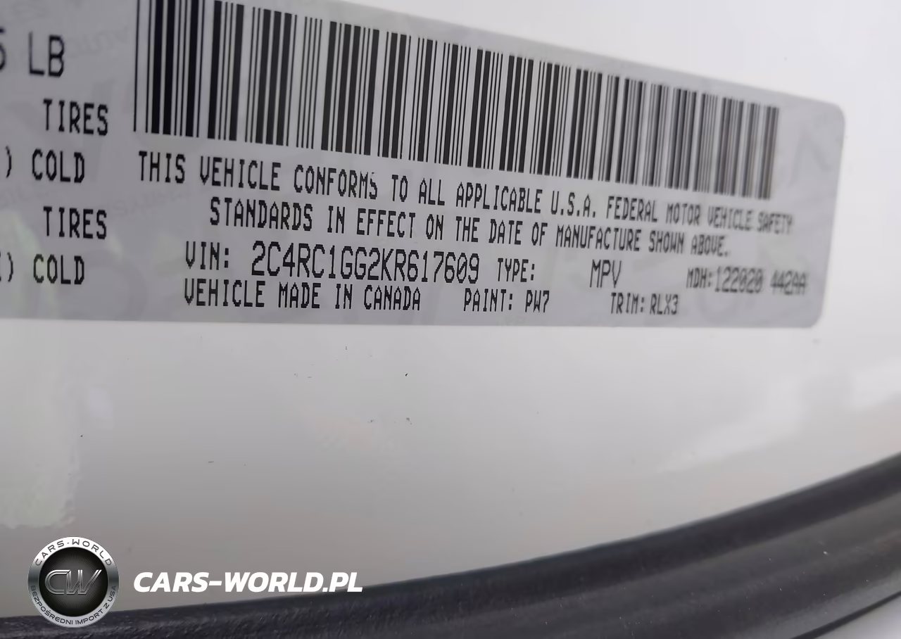 2019 Chrysler Pacifica Limited VIN:2C4RC1GG2KR617609 - 9