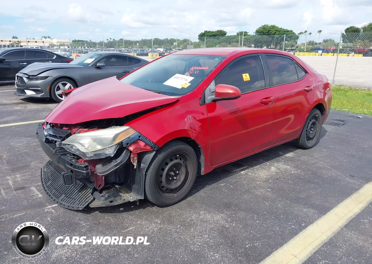2016 Toyota Corolla Le VIN:2T1BURHE5GC544592 - 2