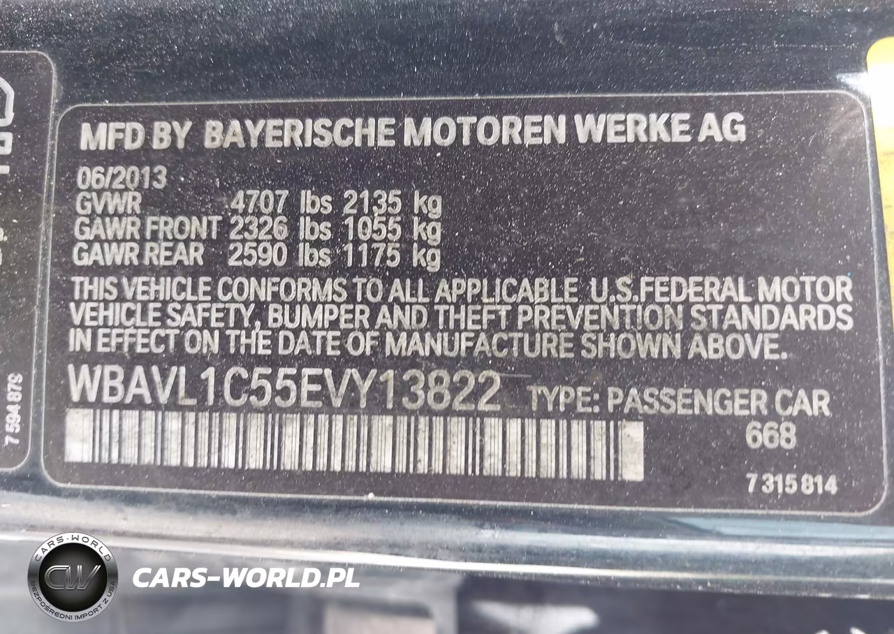 2014 BMW X1 xDrive28I VIN:WBAVL1C55EVY13822 - 9