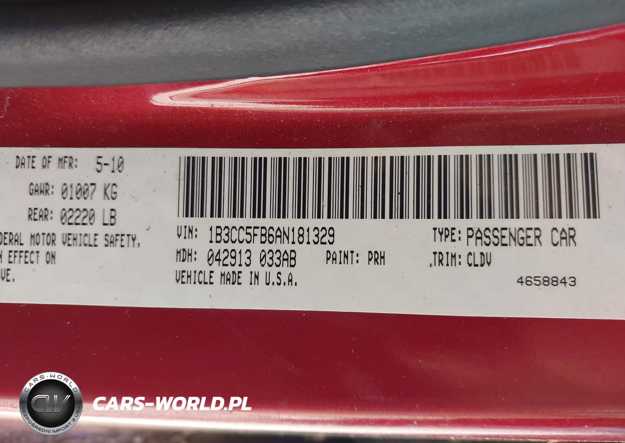 2010 Dodge Avenger R-T VIN:1B3CC5FB6AN181329 - 9