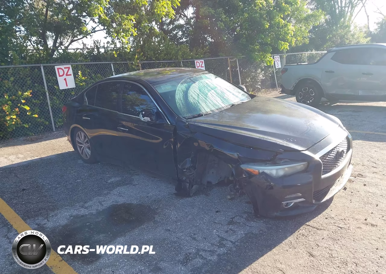 2015 Infiniti Q50 VIN:JN1BV7AR5FM416243 - 1